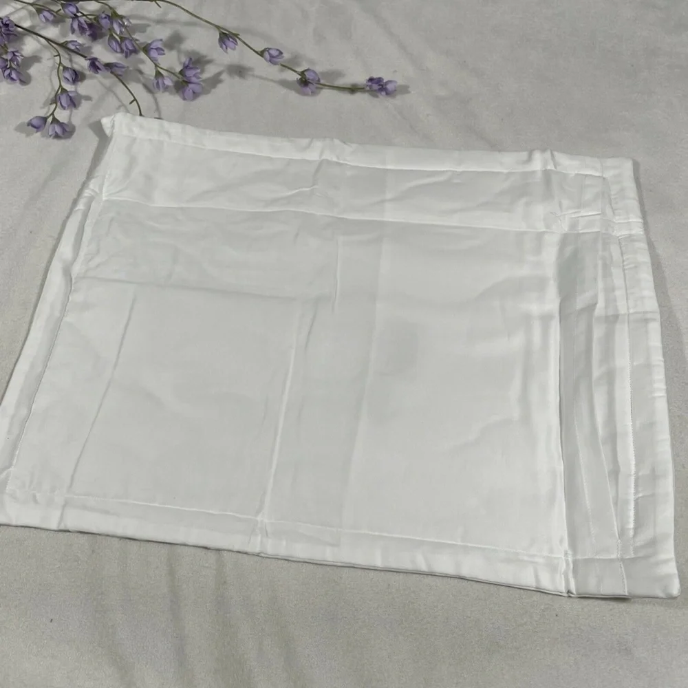 NIB Sferra Franca‎ Quilted [ 1 Boudoir ] Pillow Sham in White